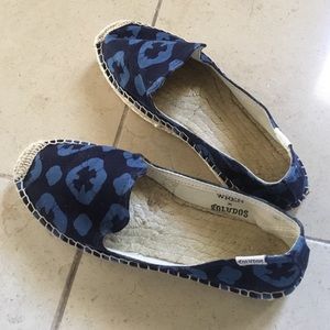 Soludos canvas flatform espadrilles